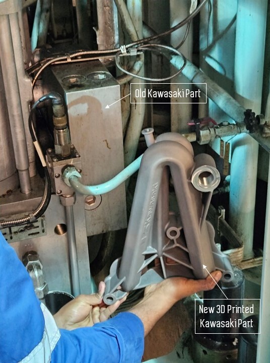 Return Oil Standpipe - Installed